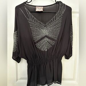 Romeo and Juliet Couture Beaded top